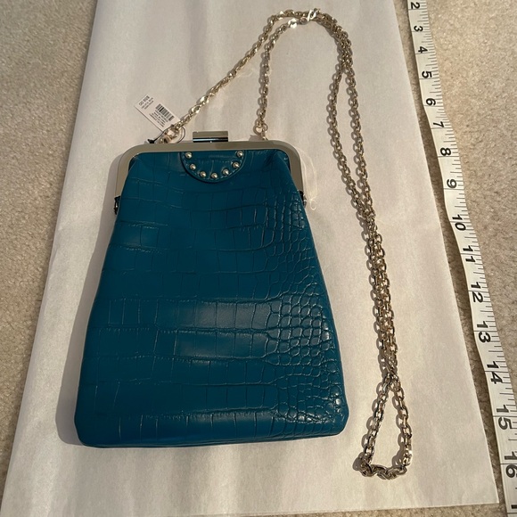 NWT White House Black Market Mini Crocodile Crossbody - Picture 2 of 4